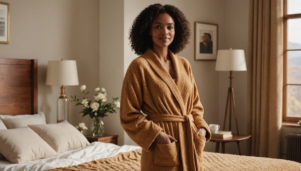 10 raisons d'adopter le peignoir nid d'abeille pour femme